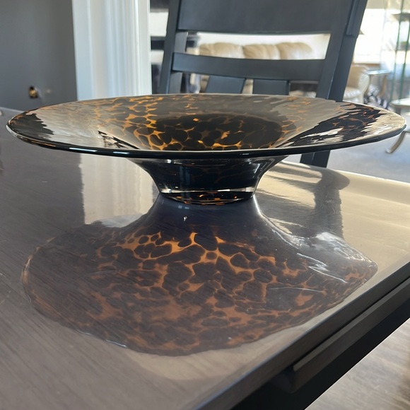 PartyLite Tortoise Shell decorative plate/bowl - Picture 3 of 4